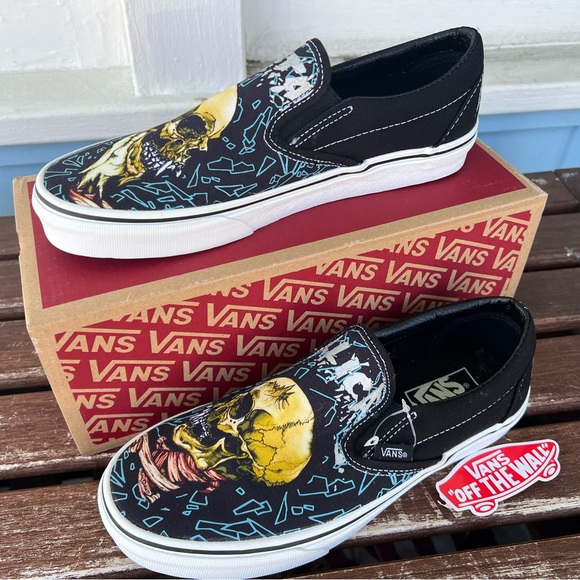 Vans Other - Vans Metallica Slip On Sad But True Pushhead  Shoes Men’s Sz 7.5 NEW